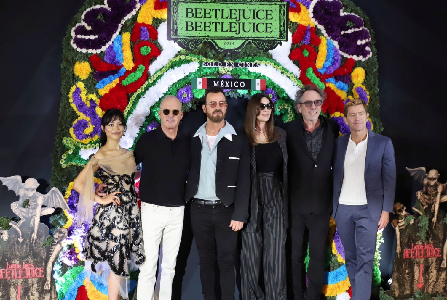 Tim Burton y elenco de “Beetlejuice 2” promocionan en México